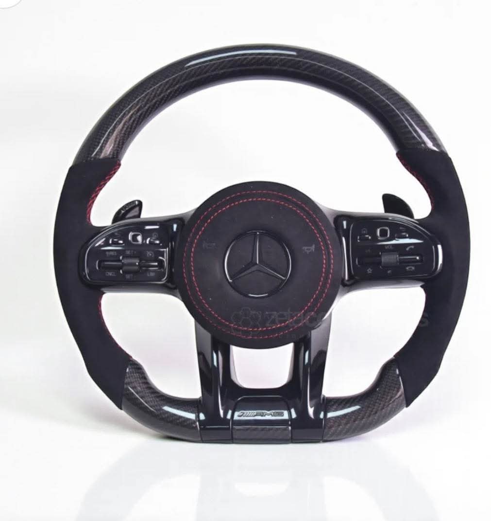 Amg steering wheel alcantara