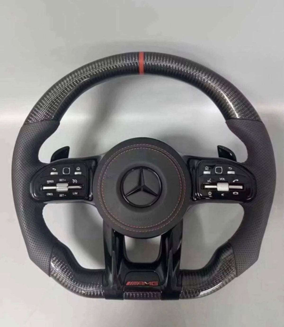 Custom Steering Wheel with Airbag and Center Cover.